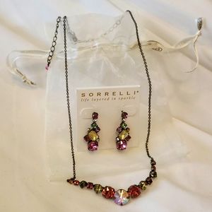 Sorrelli drop earrings and clasp necklace